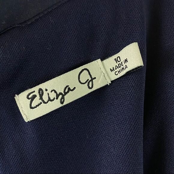 ELIZA J Cuff Sleeve V Neck Ruched Waist Dress - Picture 10 of 13